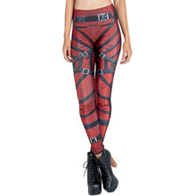 Lade das Bild in den Galerie-Viewer, NADANBAO MECHA CosPlay Women Leggings ROBOT Comic Cartoon Printed leggins Woman leggins women pant