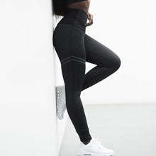 Lade das Bild in den Galerie-Viewer, Summer Workout Leggings High Waist Sexy Leggins Push Up Pants Legging Sport Women Fitness Gym Clothing Black Red Blue