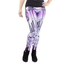 Lade das Bild in den Galerie-Viewer, NADANBAO MECHA CosPlay Women Leggings ROBOT Comic Cartoon Printed leggins Woman leggins women pant
