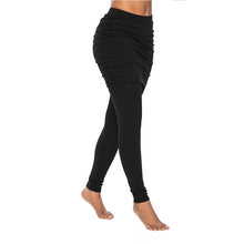 Lade das Bild in den Galerie-Viewer, Women Black Slim Leggings 2020 Fashion High Waist Leggins With Sheath Mini Skirts Ankle Length Ladies Summer Vintage Jeggings
