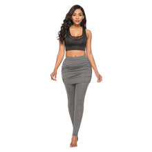 Lade das Bild in den Galerie-Viewer, Women Black Slim Leggings 2020 Fashion High Waist Leggins With Sheath Mini Skirts Ankle Length Ladies Summer Vintage Jeggings
