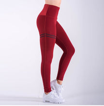 Lade das Bild in den Galerie-Viewer, Summer Workout Leggings High Waist Sexy Leggins Push Up Pants Legging Sport Women Fitness Gym Clothing Black Red Blue
